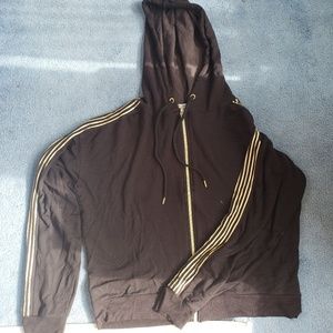 Striped Tracksuit Sweat Zip Up